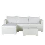 Lounge Sitzgruppe Paradise Lounge Polyrattan / Textil - Weiß