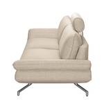 Sofa Sharon (2,5-Sitzer) Webstoff Beige Mit Kopfstütze