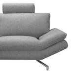 Sofa Sharon (2,5-Sitzer) Webstoff Grau Mit Kopfstütze