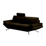 Sofa Sharon (3-Sitzer) Webstoff Dunkelbraun