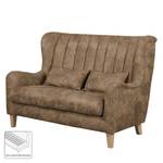 Sofa Shenton (2-Sitzer) Antiklederlook Latte Macchiato