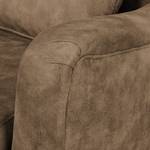 Oorfauteuil Shenton antieke leerlook - Latte Macchiattokleurig