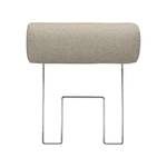 Canapé Silvano (3 places) Tissu beige - Sans appui-tête