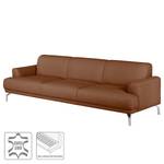 Sofa Sisto I (3-Sitzer) Echtleder Echtleder - Mittelbraun