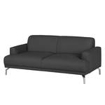 Sofa Sisto II (2-Sitzer) Echtleder Anthrazit