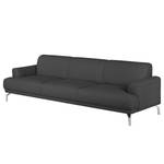 Sofa Sisto II (3-Sitzer) Echtleder Anthrazit