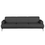 Sofa Sisto II (3-Sitzer) Echtleder Echtleder - Anthrazit