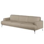 Sofa Sisto II (3-Sitzer) Echtleder Taupe