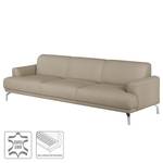 Sofa Sisto II (3-Sitzer) Echtleder Taupe