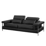 Sofa Skibsby (3-Sitzer) Kunstleder Schwarz