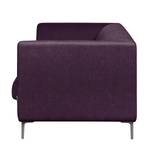 Sofa Sombret (2,5-Sitzer) Webstoff Aubergine