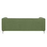 Canapé Sombret (2,5 places) Tissu - Vert olive