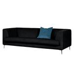 Sofa Sombret (3-Sitzer) Webstoff Schwarz