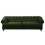 Sofa Thory (3-Sitzer) Samt - Antikgrün