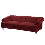 Sofa Thory (3-Sitzer) Samt - Rot