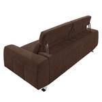 Sofa Tofty (3-Sitzer) Microfaser Braun