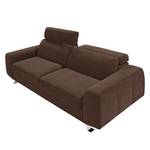 Sofa Tofty (3-Sitzer) Microfaser Braun