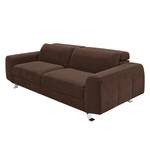 Sofa Tofty (3-Sitzer) Microfaser Braun