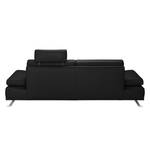 Sofa Toone (2,5-Sitzer) Kunstleder Schwarz