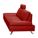 Sofa Toone (3-Sitzer) Echtleder Rot