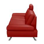 Sofa Toone (3-Sitzer) Echtleder Rot