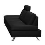 Sofa Toone (3-Sitzer) Echtleder Schwarz