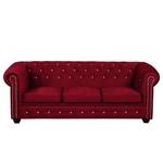 Sofa Torquay I (3-Sitzer) Microfaser Rot