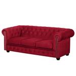 Sofa Torquay II (3-Sitzer) Microfaser Rot