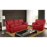 Sofa Torsby (3-Sitzer) Echtleder Echtleder - Rot