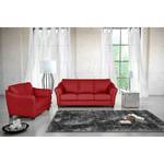 Sofa Toucy (3-Sitzer) Echtleder Rot