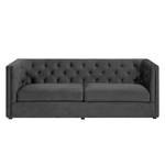 Sofa Tremont Microfaser (3-Sitzer) Dunkelgrau