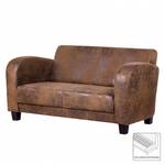 Sofa Tullow (2-Sitzer) Antiklederoptik Braun