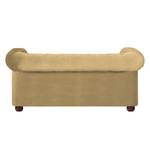 Canapé Upperclass (2 places) Velours - Beige - Sans coussin