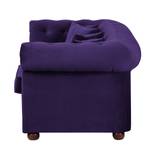 Canapé Upperclass (2 places) Velours - Mauve - 4 coussins