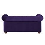 Sofa Upperclass (2-Sitzer) Samt Samtstoff - Violett - Ohne Kissen