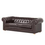 Sofa Upperclass (3-Sitzer) Kunstleder - Braun