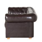 Sofa Upperclass (3-Sitzer) Kunstleder - Braun