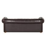 Sofa Upperclass (3-Sitzer) Kunstleder - Braun