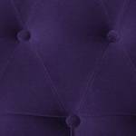 Canapé Upperclass (3 places) Velours - Mauve - Sans coussin