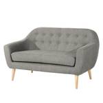 Sofa Viniani (2-Sitzer) Flachgewebe Platin