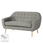 Sofa Viniani (2-Sitzer) Flachgewebe Platin