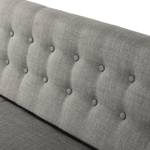 Sofa Viniani (3-Sitzer) Flachgewebe Platin