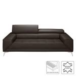 Sofa Walden (3-Sitzer) Echtleder Echtleder - Mokka