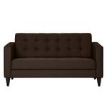 Sofa Wallace (2-Sitzer) Webstoff Stoff Lotana: Braun