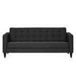 Sofa Wallace (3-Sitzer) Webstoff Stoff Lotana: Anthrazit