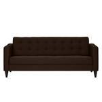 Sofa Wallace (3-Sitzer) Webstoff Stoff Lotana: Braun