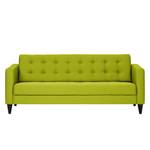 Sofa Wallace (3-Sitzer) Webstoff Stoff Lotana: Grün