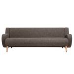 Sofa Wimbledon (3-Sitzer) Webstoff Stoff Frea: Grau-Braun II