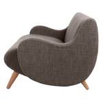 Sofa Wimbledon (3-Sitzer) Webstoff Stoff Frea: Grau-Braun II