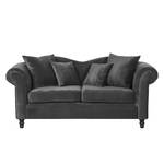 Sofa York (2-Sitzer) Samt Anthrazit